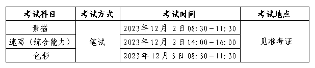 黑龙江2024普通高校艺术类招生考试安排