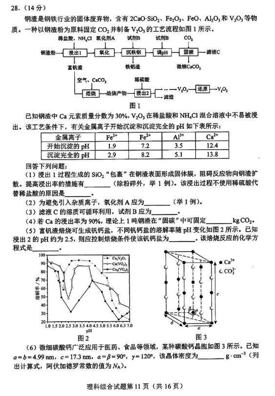 2024新高考九省联考理综试题图片版