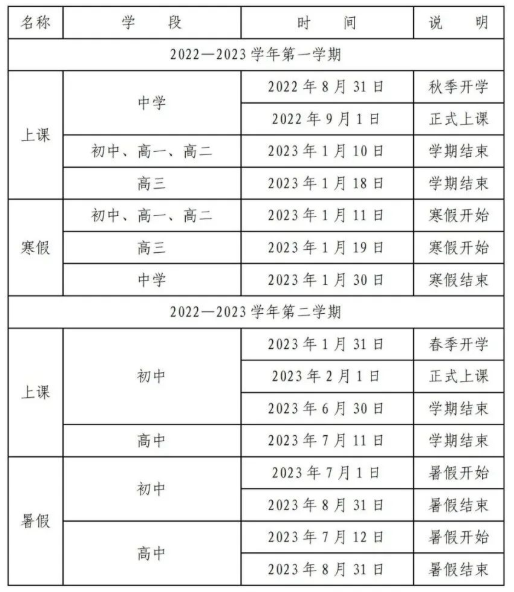 福建多地明确中小学开学时间